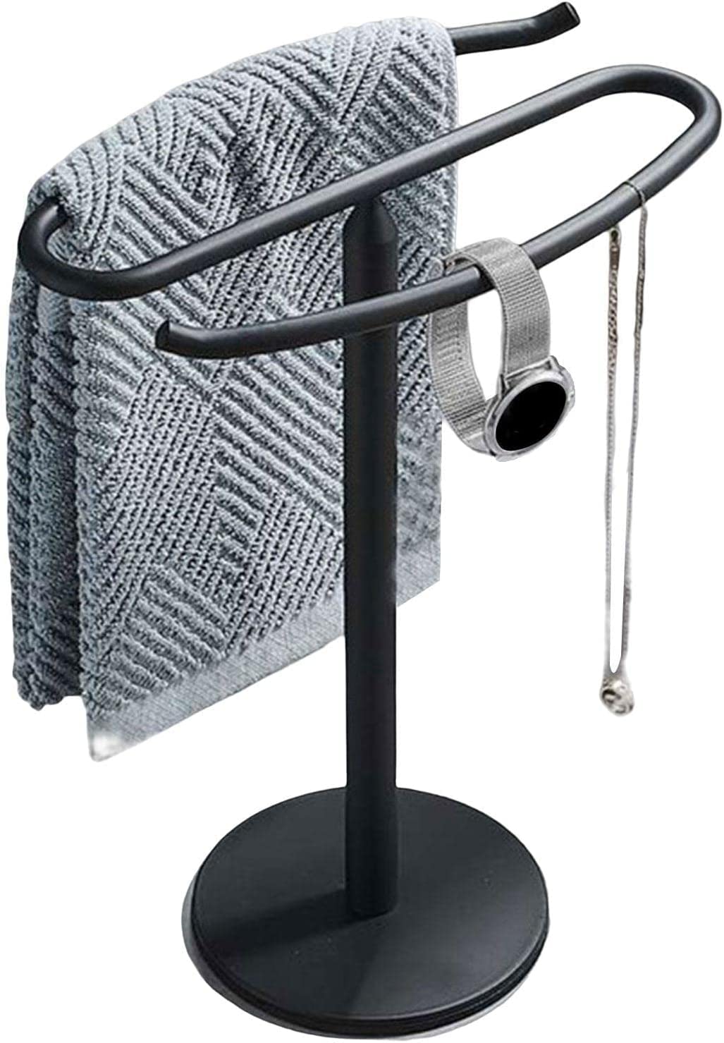 Amazon.co.jp: バスタオルスタンド デスクタオルバー ハンド